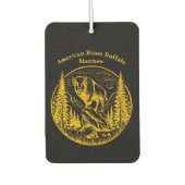 Bison Stehend stolz in einer natürlichen Landschaf Autolufterfrischer (Vorderseite)