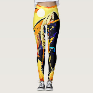 Bison Sunset Majestät Design Leggings