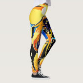 Bison Sunset Majestät Design Leggings (Rechts)