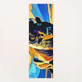 Bison Sunset Majestät Design Yogamatte (Vorderseite)
