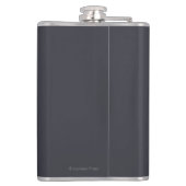 Bison-Szene - Chitina Flusseinzugsgebiet, Alaska Flachmann (Rückseite)