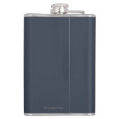 Bison-Szene - Deltakreuzung, Alaska Flachmann (Rückseite)