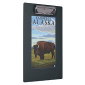 Bison-Szene - Fairwell, Alaska Klemmbrett (Rechts)