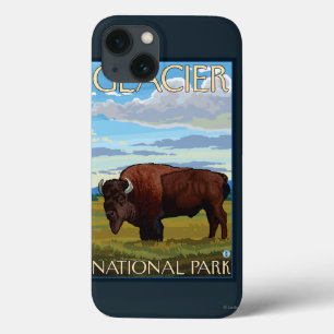 Bison-Szene - Glacier Nationalpark, M.Ü. Case-Mate iPhone Hülle