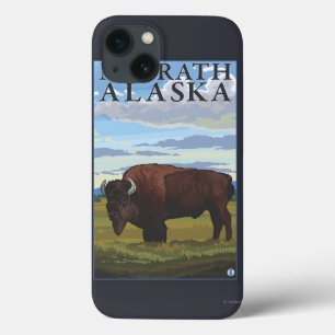 Bison-Szene - McGrath, Alaska Case-Mate iPhone Hülle