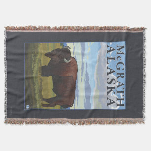 Bison-Szene - McGrath, Alaska Decke