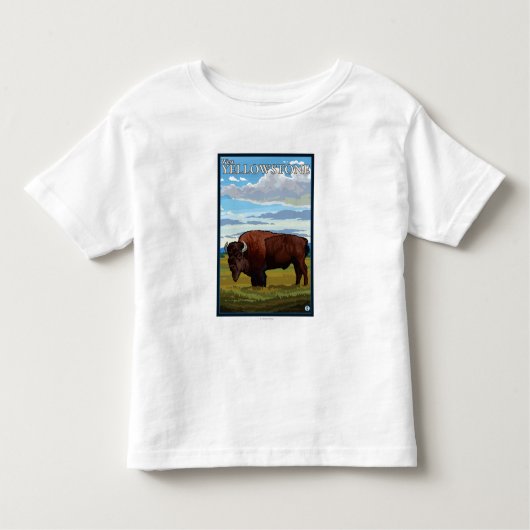 Bison-Szene - WestYellowstone, Montana Kleinkind T-shirt (Vorderseite)