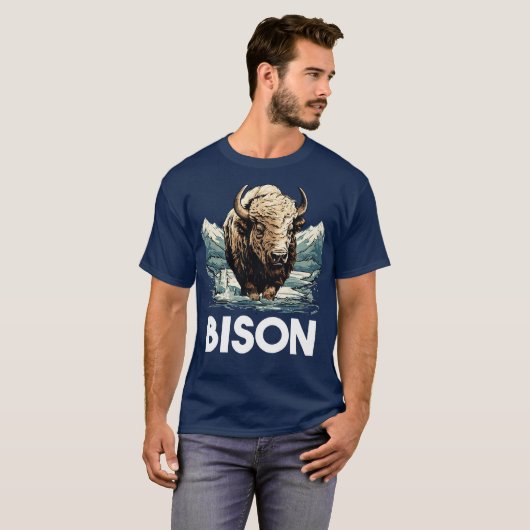 Bison T-Shirt (Vorne ganz)