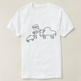 Bison-T - Shirt-Licht T-Shirt