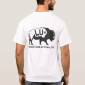 Bison-T-Shirt - Licht T-Shirt (Rückseite)