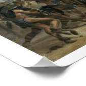 Bison-Tanz der Mandan-Amerikanische Ureinwohner vo Poster (Ecke)