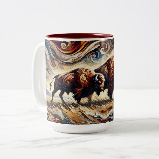 Bison Tasse (Vorderseite Links)