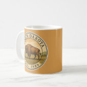 Bison-Tasse North Dakota Kaffeetasse (Vorderseite Links)