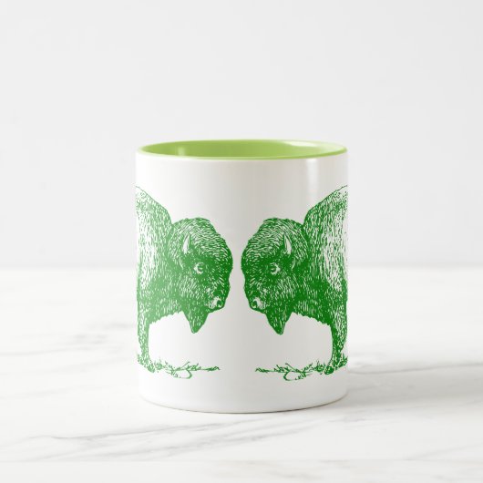 Bison-Tasse Zweifarbige Tasse (Mittel)