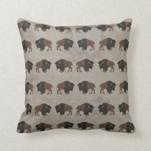 Bison Throw PIllow Kissen