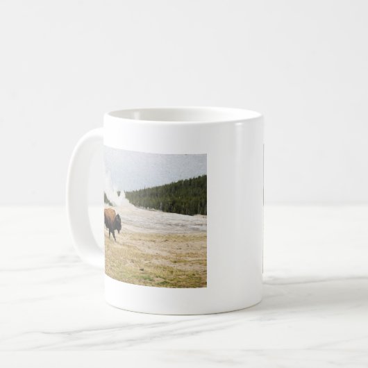 Bison und alt treu kaffeetasse (Vorderseite Links)
