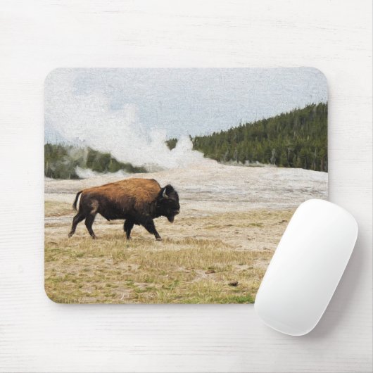 Bison und alt treu mousepad (Mit Mouse)