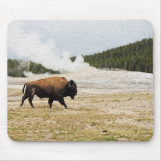 Bison und alt treu mousepad
