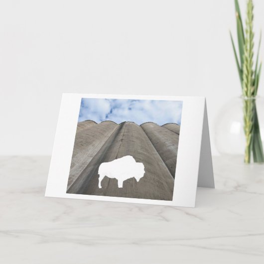 Bison und Silo Karte (Vorderseite)