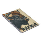 Bison Vintag Notizblock (Rechte Seite)
