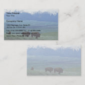 Bison Visitenkarte (Vorne/Hinten)
