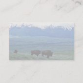 Bison Visitenkarte (Rückseite)