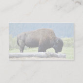 Bison Visitenkarte (Rückseite)
