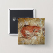 Bison von den Altamira Höhlen Button (Vorne & Hinten)
