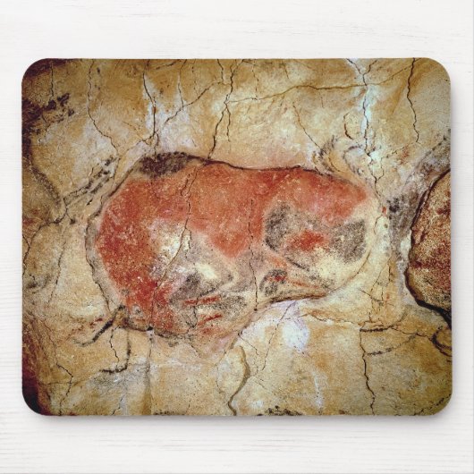 Bison von den Altamira Höhlen Mousepad (Vorne)