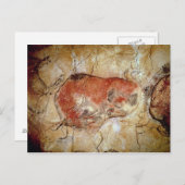 Bison von den Altamira-Höhlen Postkarte (Vorne/Hinten)