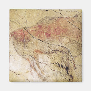 Bison von den Höhlen bei Altamira, c.15000 BC Magnet