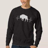 Bison  Wisent Forest Animals Forest Animals ECG Li Sweatshirt (Vorderseite)