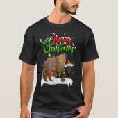 Bison   Xmas Decorations Santa Bison Christmas T-Shirt (Vorderseite)