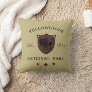 Bison Yellowstone Nationalpark Kissen