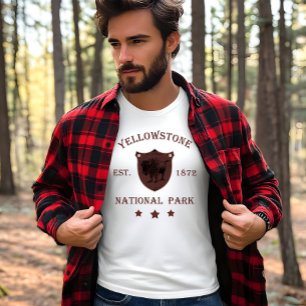 Bison Yellowstone Nationalpark T-Shirt