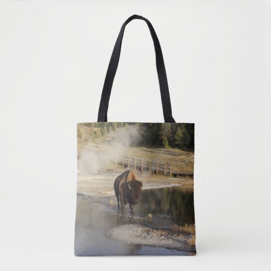 Bison Yellowstone Nature | Naturfotografie Tasche (Vorderseite)