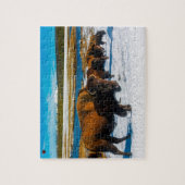 Bison Yellowstone Wyoming Puzzle (Vertikal)