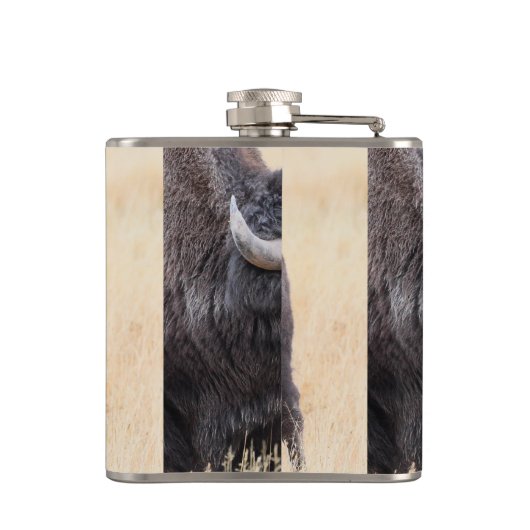 Bisonfreundschaft Flachmann (Rückseite)