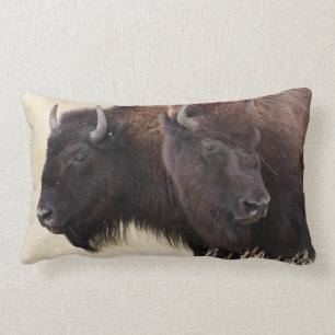 Bisonfreundschaft Lendenkissen