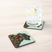 Bisonminze Getränkeuntersetzer (Rechte Seite)