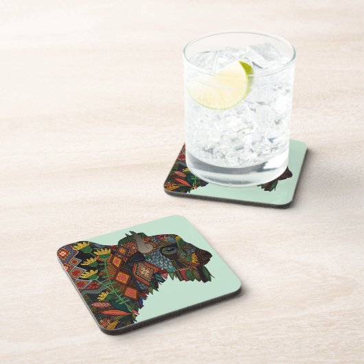 Bisonminze Getränkeuntersetzer (Rechte Seite)