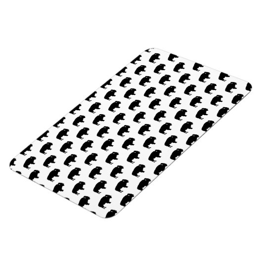 Bisonmuster Magnet (Linke Seite)