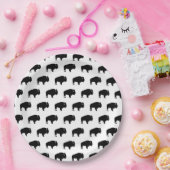 Bisonmuster Pappteller (Party)