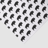 Bisonmuster Seidenpapier (Ausschnitt)