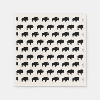 Bisonmuster Serviette