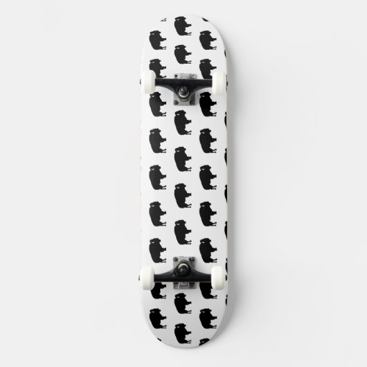 Bisonmuster Skateboard (Vorderseite)