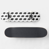 Bisonmuster Skateboard (Horizontal)