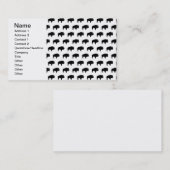 Bisonmuster Visitenkarte (Vorne/Hinten)