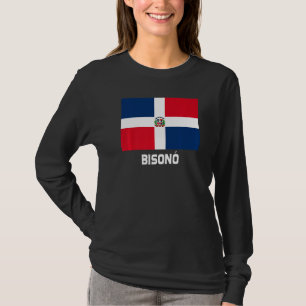 Bisonó Dominikanische Republik Flaggenemblem Escud T-Shirt