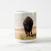 Bisons am Wasser Kaffeetasse (Mittel)